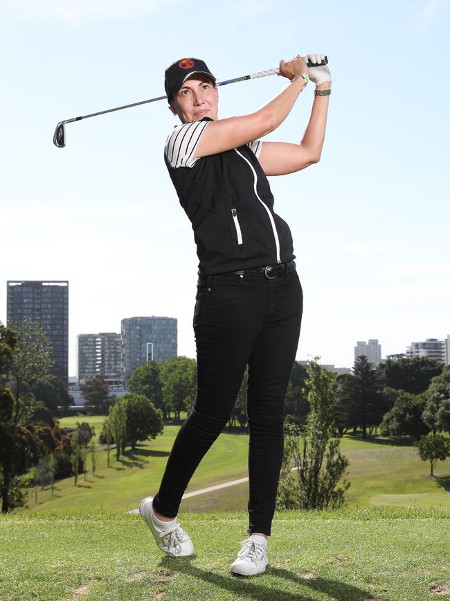 Amateur golfer Lucy Quillam. Picture: Richard Dobson