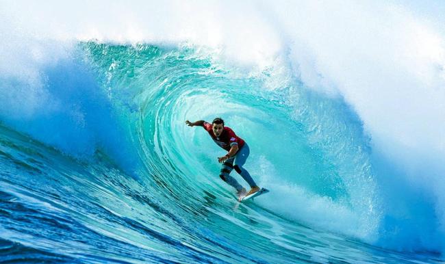 WINNER: Julian Wilson won the Mens Quiksilver Pro in France late last week. Picture: World Surf League