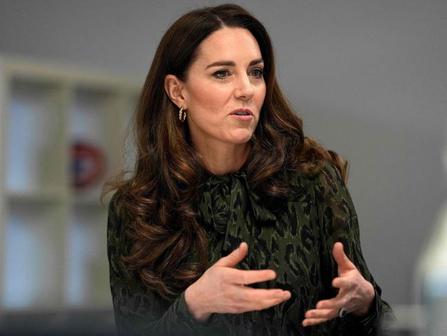 Kate Middleton wore $18 earrings from ASOS. Picture: AFP