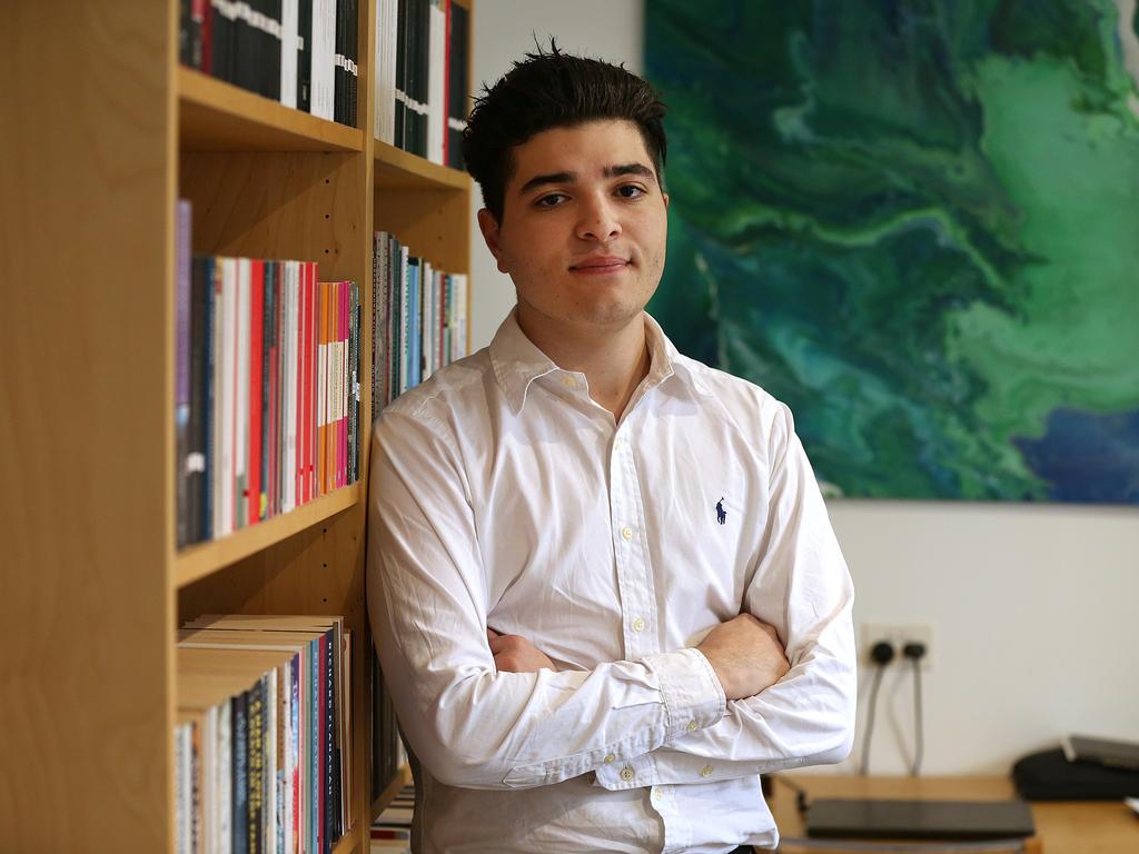 Drew Pavlou didn’t consider himself an activist when he organised one simple, small protest at The University of Queensland. Picture: Lyndon Mechielsen