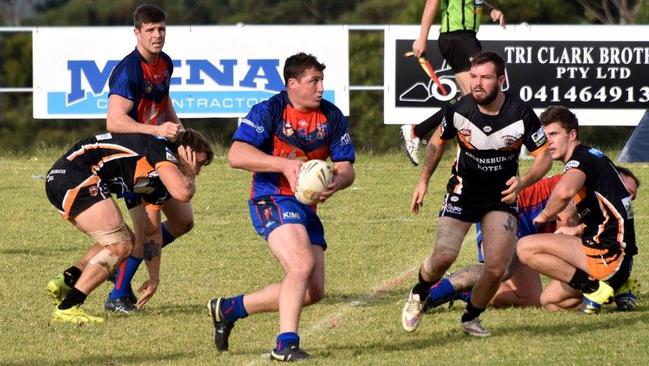 Bryce Gibbs in action for Wests Devils in the Illawarra competition. Pic: Wests Devils