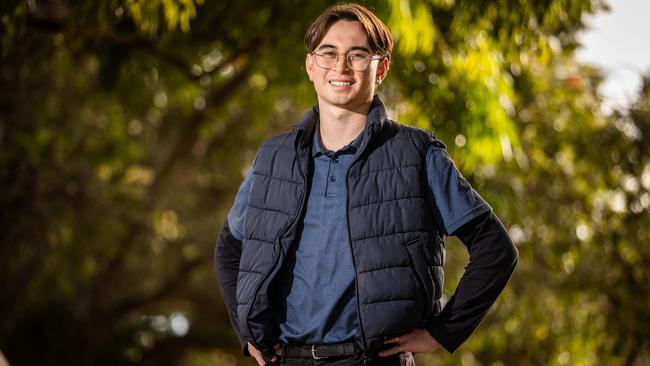 Babcock Australasia software engineer John Dunstan outside their Keswick office. Picture: Tom Huntley