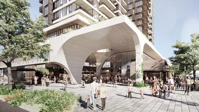 Artist's impression of Commercial &amp; General plan for 88 O’Connell St, North Adelaide. Picture: Woods Bagot