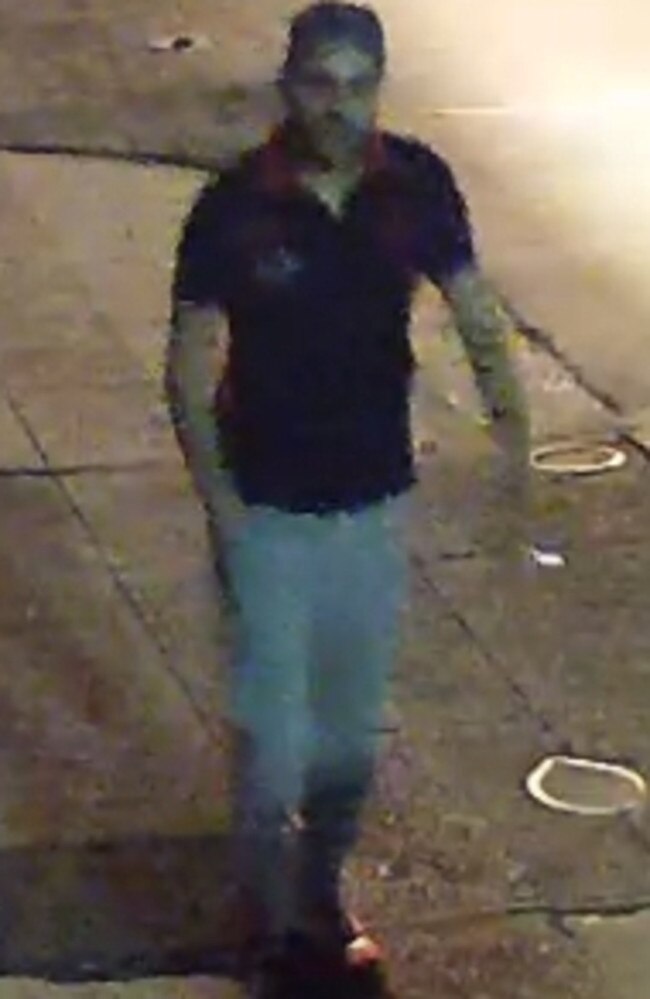 CCTV footage of a man walking along the street has been released this morning.
