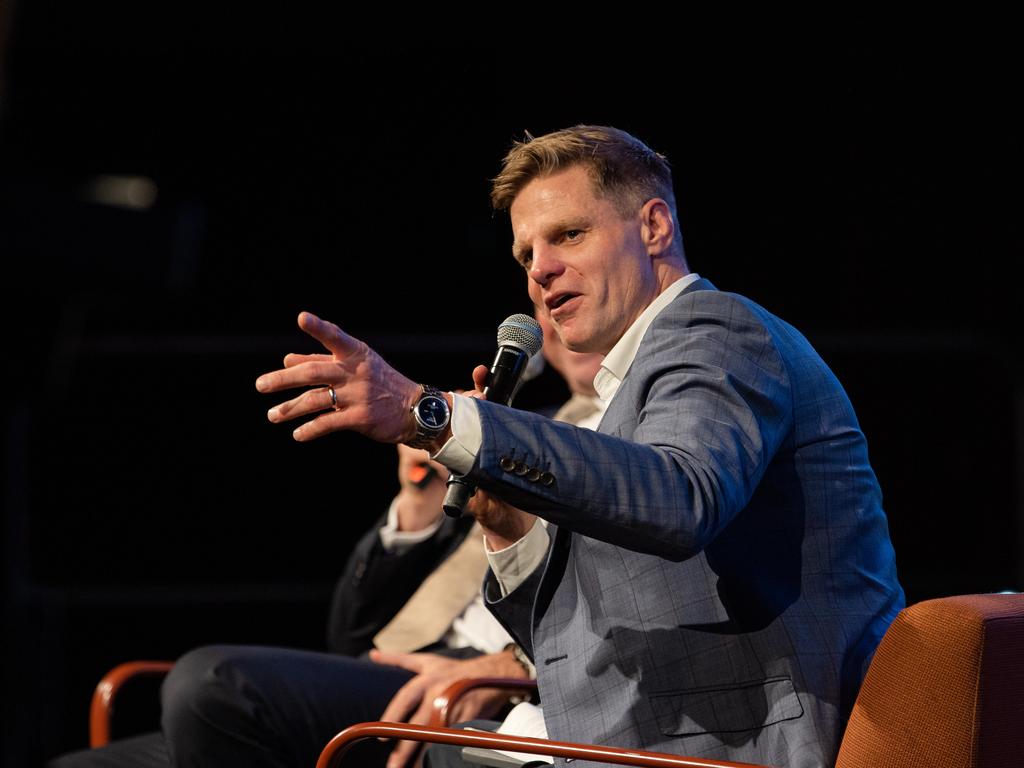 Nick Riewoldt at Centerpiece, Melbourne Park. Picture: Jason Edwards