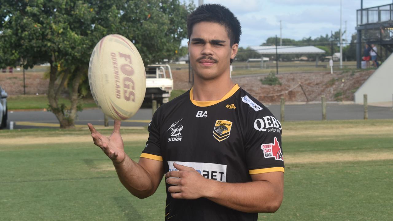 Sunshine Coast Falcons Mal Meninga Cup player for 2023, Kalani Sing. Picture: Eddie Franklin