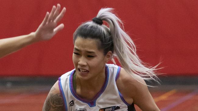 Inez Lie put up terrific numbers in game 1 for Mornington. Photo: Basketball Victoria.