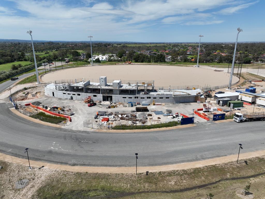 Hawthorn football club’s new Kennedy centre training precinct under construction. Picture: Supplied