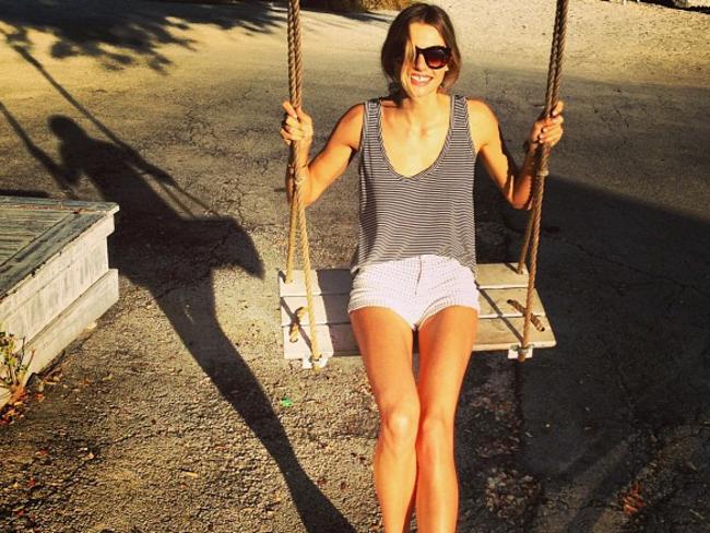 Who looks this good on a swing — seriously? Picture: Instagram