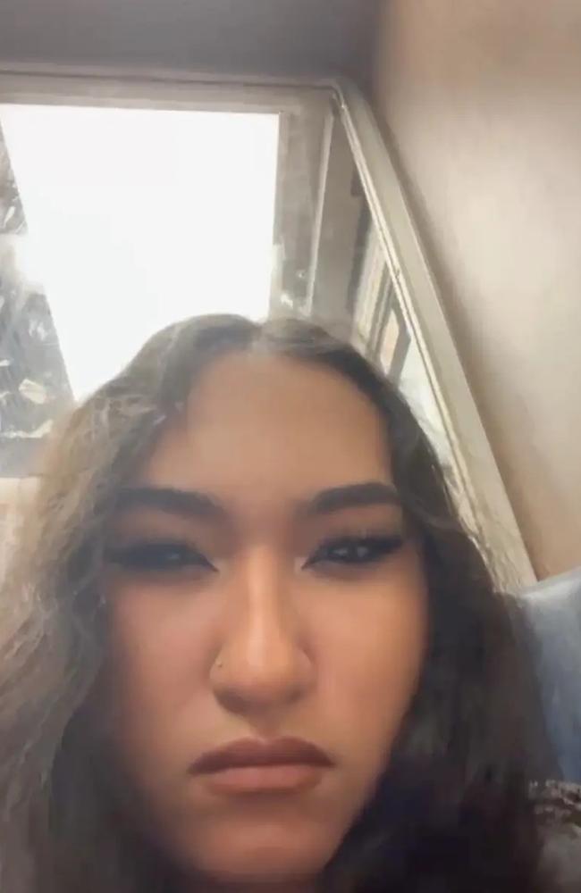 Ms Morales was ‘creeped out’ by the encounter. Picture: Kaylin Morales