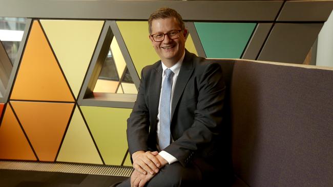 NAB chief customer officer, consumer and wealth, Andrew Hagger. Picture: Stuart McEvoy