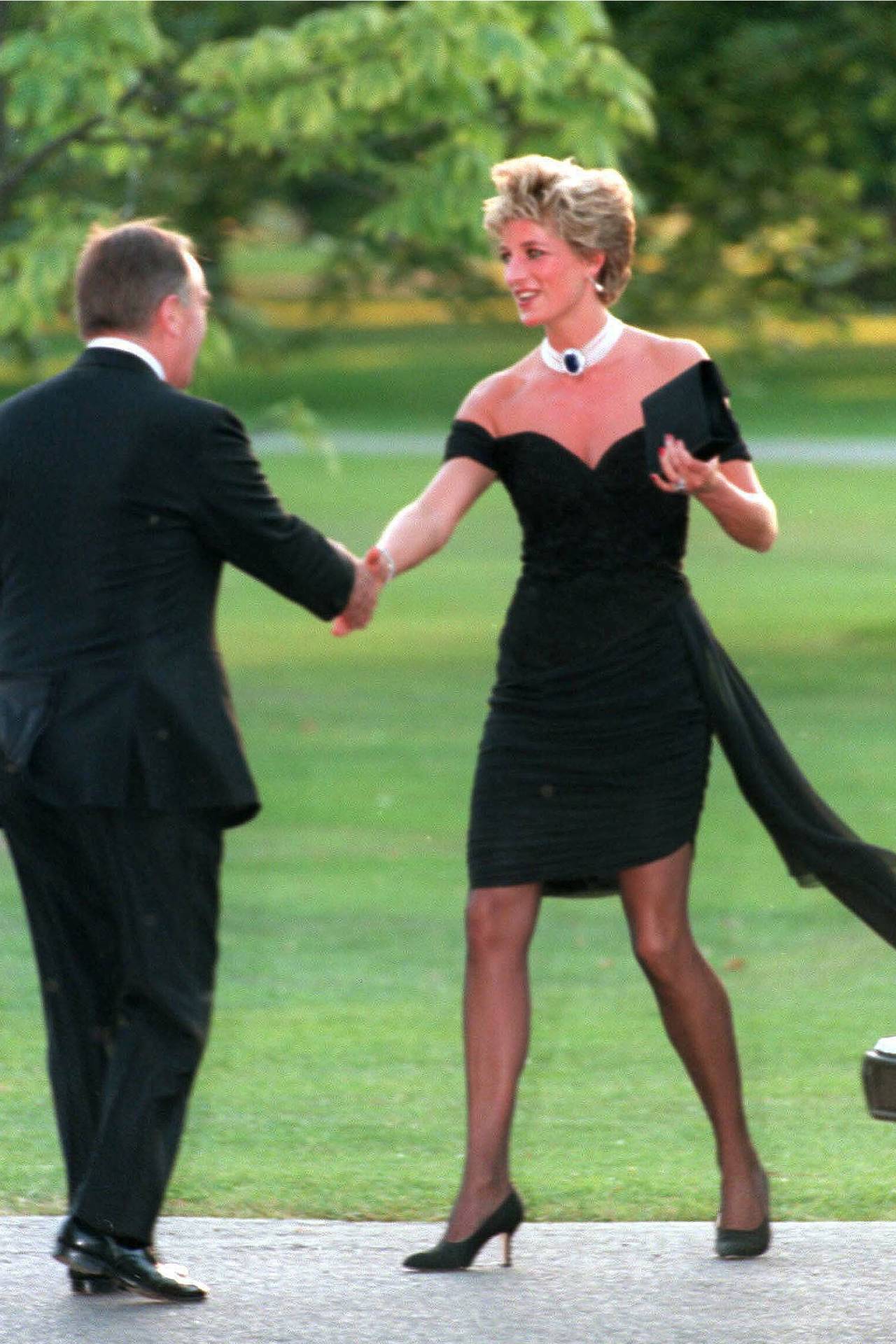 <h3>Princess Diana</h3><p>Whether remembered for its status as a &lsquo;<a href="https://www.vogue.com.au/fashion/trends/revenge-dresses/image-gallery/b2bde463ad03fbe4febbd51a28a0c993" target="_blank" rel="noopener">Revenge dress</a>&rsquo; or simply for the attention it received from the tabloid press, Princess Diana&rsquo;s black dress by Greek designer Christina Stambolian instantly made fashion history.&nbsp;</p>