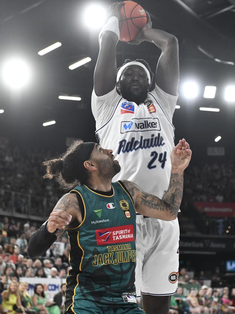 The Sixers challenged a foul on Montrezl Harrell, were unsuccessful, but somehow were still awarded possession of the ball. Picture: Getty Images