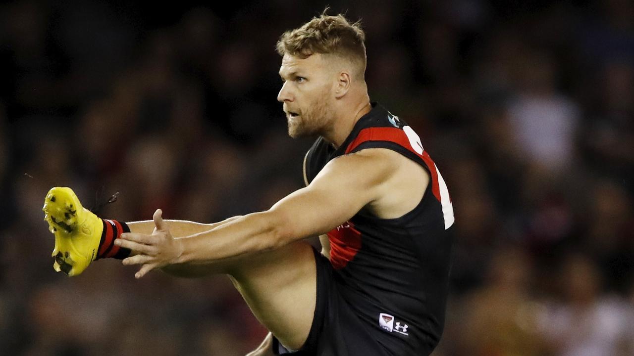 Jake Stringer is contracted to the Bombers until the end of 2021. Picture: Dylan Burns