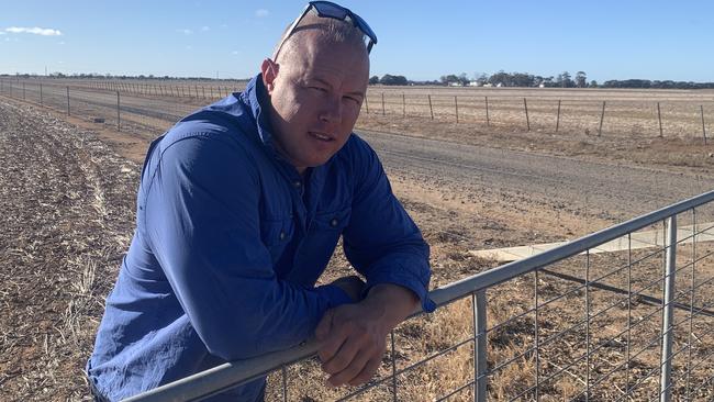 Tandarra farmer Eric Hocking post floods.