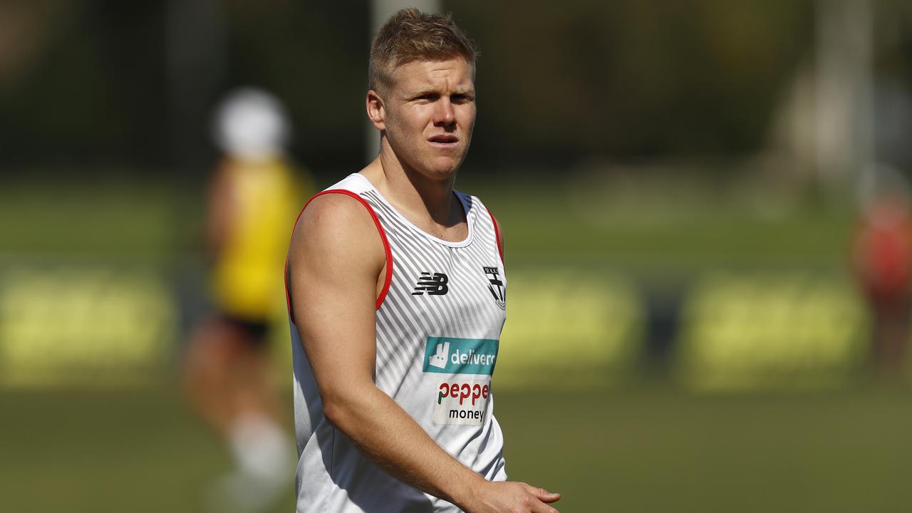 Dan Hannebery of the Saints. Picture: Darrian Traynor