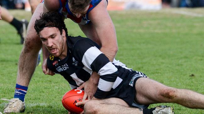 Nick Hankin during his time with Hahndorf. Picture: Brenton Edwards