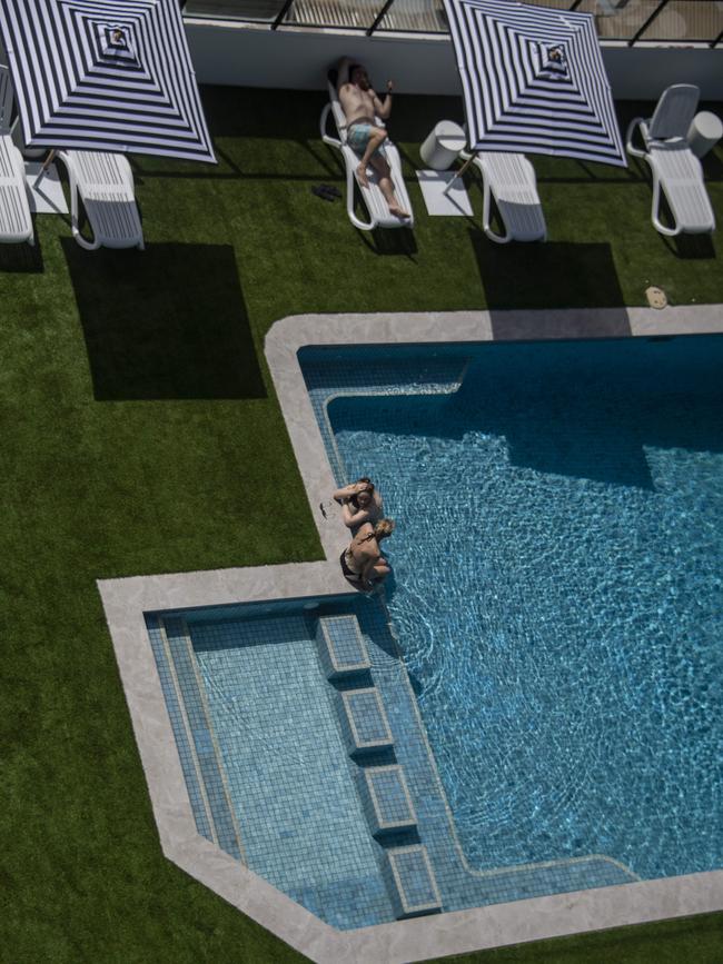 New Benson Hotel Unveiled … the pool area. Photo: Brian Cassey