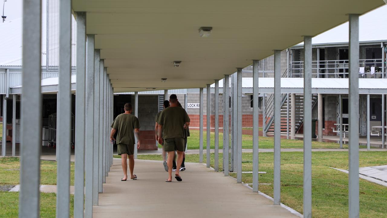 Prisoners inside the residential accommodation. Picture: Supplied