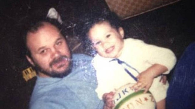 Meghan Markle pictured with her father Thomas Markle when she was a child. Picture: Supplied/Instagram