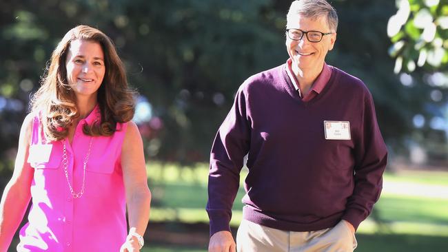 The Gates couple in 2014. Picture: Scott Olson/Getty Images