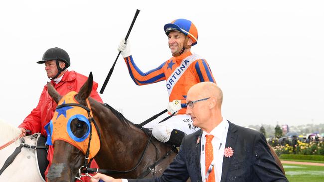 Opie Bosson will again Melody Belle on Stakes Day. Picture: Getty Images