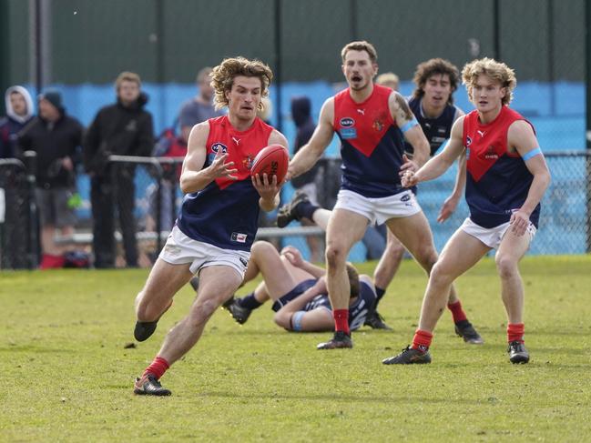 VAFA Footy - Caulfield Old Brighton. Oscar Lewis(Old Brighton).  Picture: Valeriu Campan