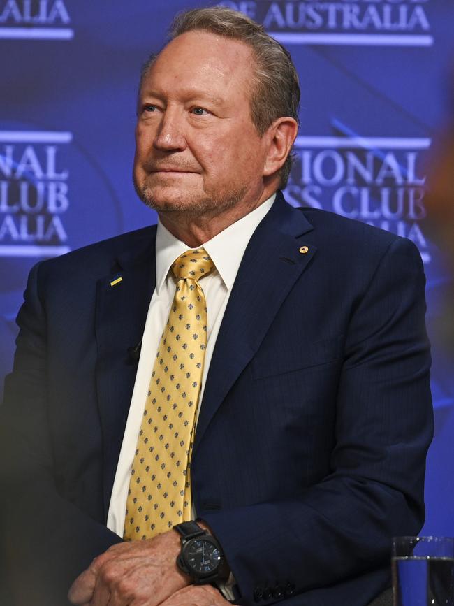 Andrew Forrest bought RM Williams in 2020. Picture: Martin Ollman