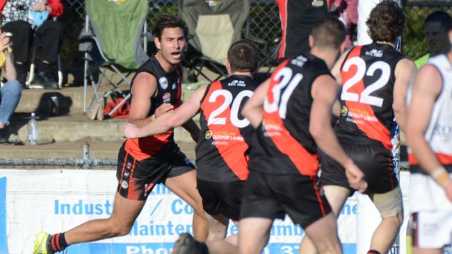 Troy Menzel is back at Central District after time at Carlton, Adelaide and Tea Tree Gully, where he is played last year and won a division one grand final. Picture: AAP/Brenton Edwards