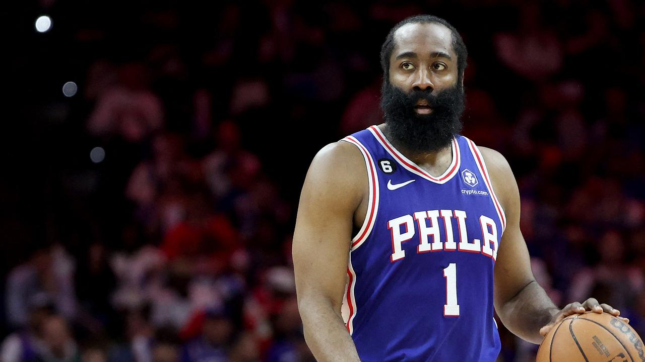 James Harden of the Philadelphia 76ers. Photo by Tim Nwachukwu / GETTY IMAGES NORTH AMERICA / AFP