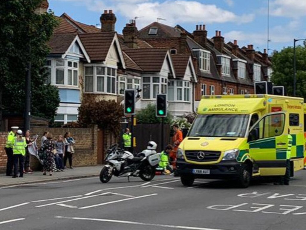 Prince William and Kate sent flowers to Irene Mayor in hospital. Picture: Twitter/ Supplied