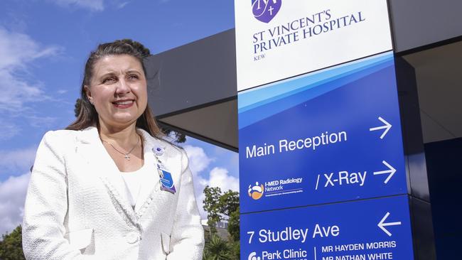 St Vincent’s Private Hospital general manager Jenny Gozdzik says the $3.8 million upgrade has modernised the site. Picture: Wayne Taylor