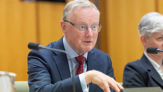 CANBERRA, AUSTRALIA - NewsWire Photos FEBRUARY 17, 2023: Governor Philip Lowe appeared before a house standing committee on economics, in Canberra. Picture: NCA NewsWire / Gary Ramage