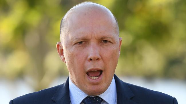 Former Queensland Police officer and now Minister for Home Affairs Peter Dutton doesn’t like scrutiny and relishes exercising heavy-handed powers. Picture: AAP Image/Dan Peled