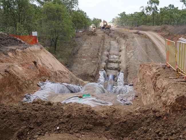 Douglas Water Treatment Plant pipeline duplication. Picture: Townsville City Council