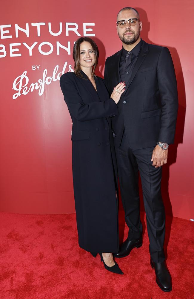 Jesinta Franklin and Lance Franklin. Picture: Sam Tabone/Getty Images