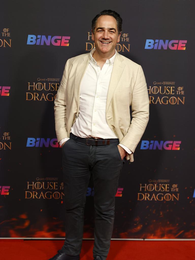 Michael Wipfli at the House of the Dragon Australian Premiere at Hoyts Entertainment Quarter. Picture: Jonathan Ng