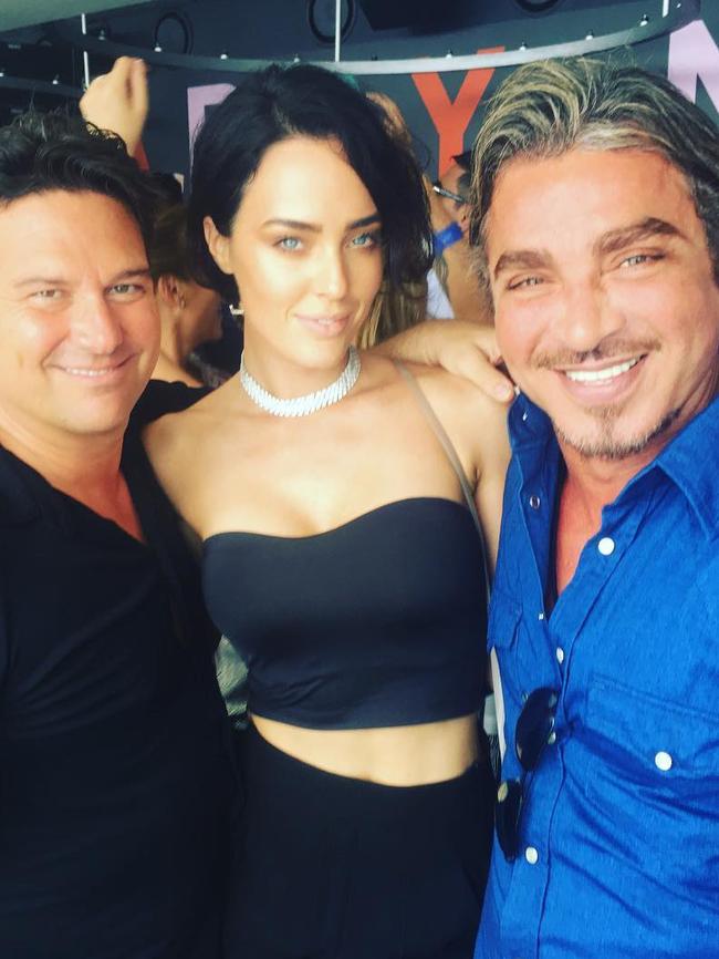 Image of Sarah Budge and John Ibrahim (right) taken from the Instagram account of James Maas.