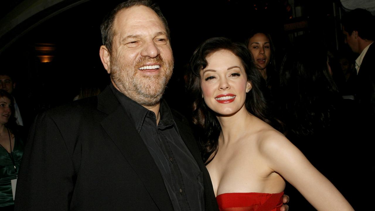 Weinstein and McGowan at the Grindhouse premiere in 2007.