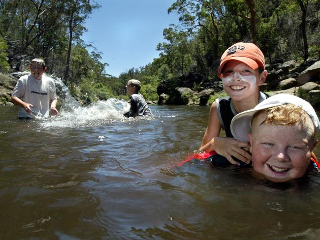 Jelly Bean Pool is a popular spot for the whole family. Picture: Stephen Cooper.