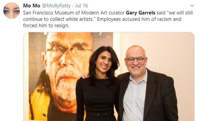 Former San Francisco Museum of Modern Art employee Gary Garrels.