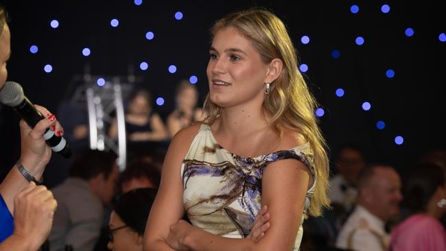 Sophie Hatzismalis at the 2023-24 NTFL Nichols awards night. Picture: Pema Tamang Pakhrin