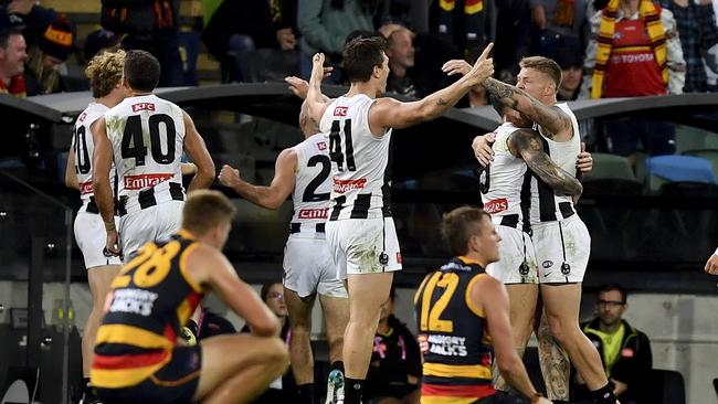 The Magpies somehow pulled off another insane comeback. (Photo by Mark Brake/Getty Images)