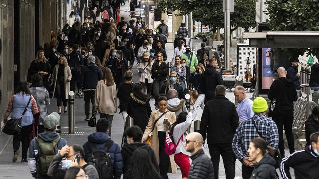 Symptoms of prosopagnosia include difficulty recognising faces in-person or in images, and feeling disoriented in crowded places. Picture: Daniel Pockett/Getty Images.