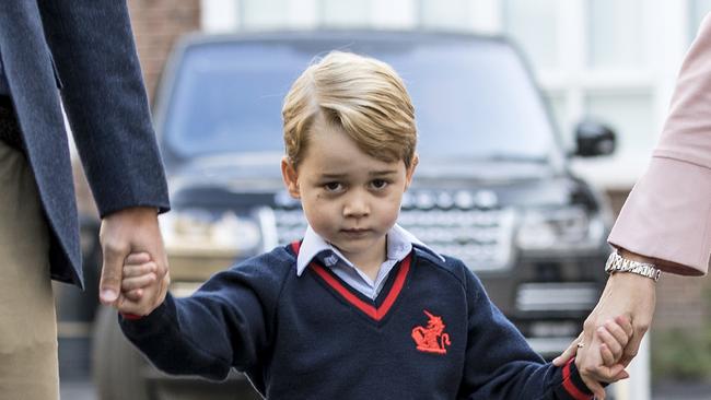 No best friend for you. Prince George’s school in southwest London has banned best mates. (Pic: Richard Pohle)