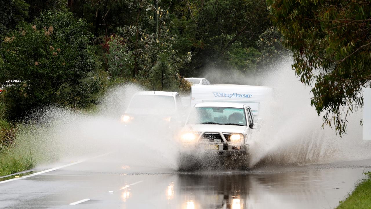 Low pressure troughs sitting along the east coast are also causing ‘unsettled weather’, according to the Bureau of Meteorology. Picture: NewsWire / Damian Shaw