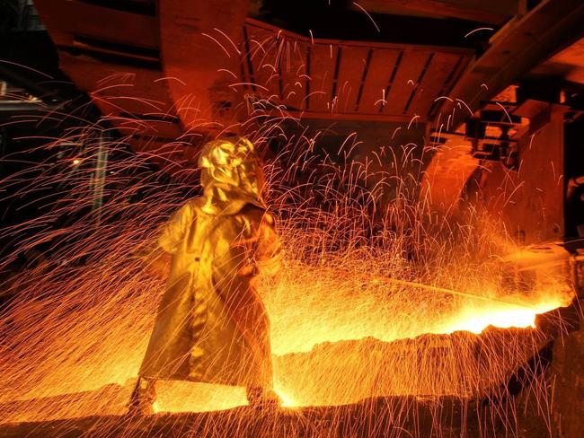 A worker at a nickel-processing plant in Sorowako, Indonesia, March 1, 2012. PHOTO: REUTERS