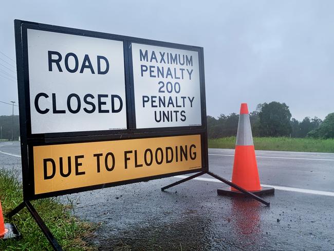 Torrential rain caused creeks and rivers to break their banks. NCA NewsWire / Scott Powick