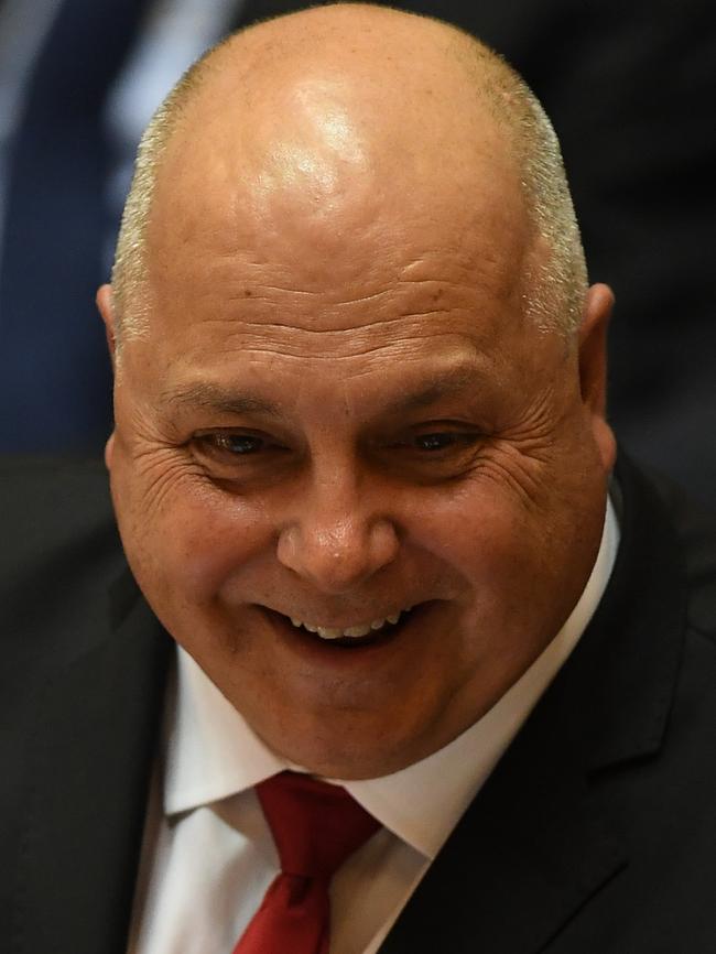 Treasurer Tim Pallas has delivered his third State Budget and launched a fresh attack on Victoria “being abused”. Picture: AAP Image/Julian Smith