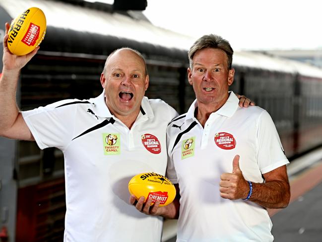 Sam Newman said the trip gave the boys time to reminisce on the old days. Picture: Tim Carrafa